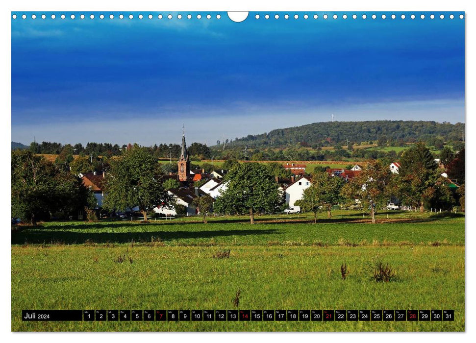 Karlsruhe - Les villages de montagne (Calendrier mural CALVENDO 2024) 