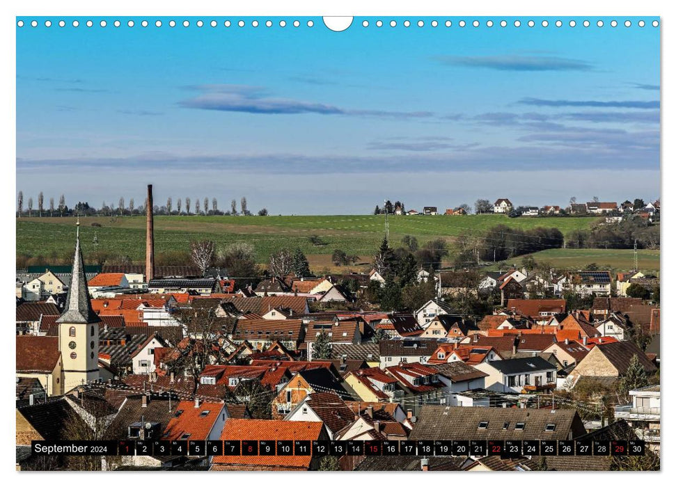 Karlsruhe - The mountain villages (CALVENDO wall calendar 2024) 