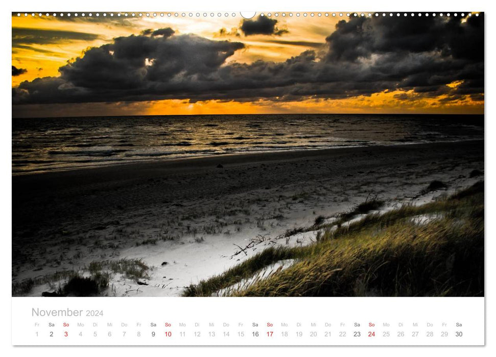 Sylt en automne (Calendrier mural CALVENDO Premium 2024) 