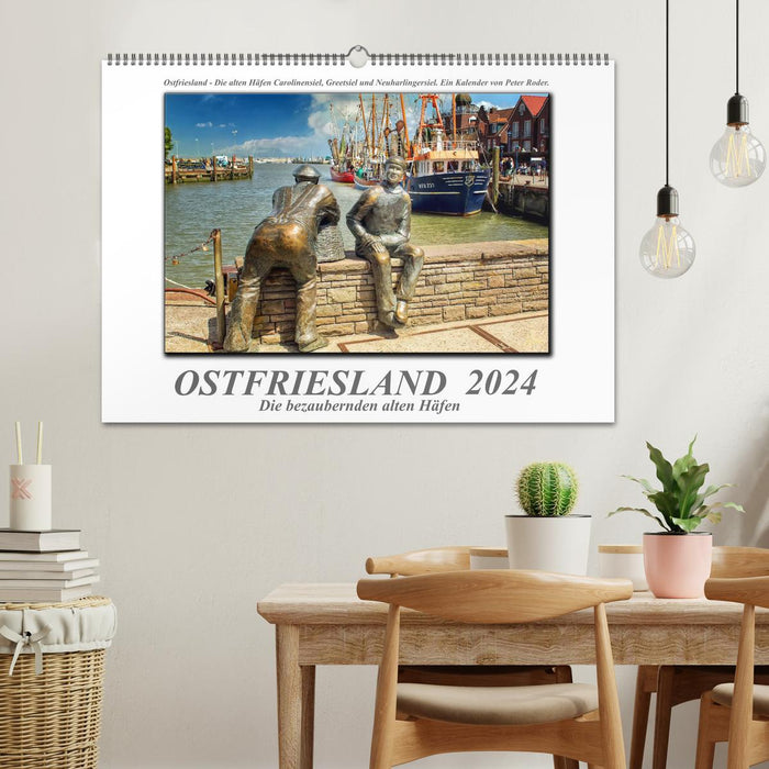 Frise orientale - les vieux ports enchanteurs (calendrier mural CALVENDO 2024) 