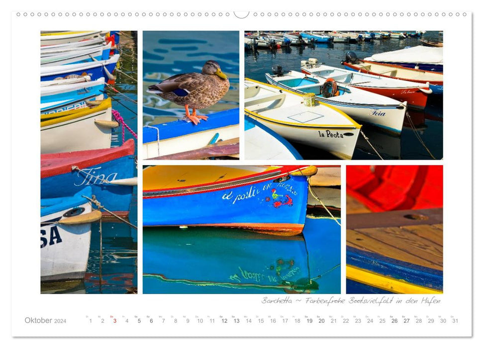 Sehnsucht Gardasee - Mediterranes Flair am Lago di Garda (CALVENDO Premium Wandkalender 2024)