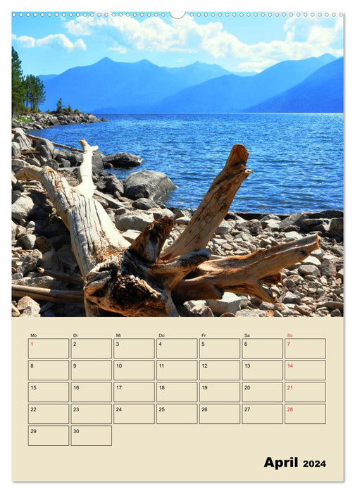 Kanadas große Seen / Planer (CALVENDO Wandkalender 2024)