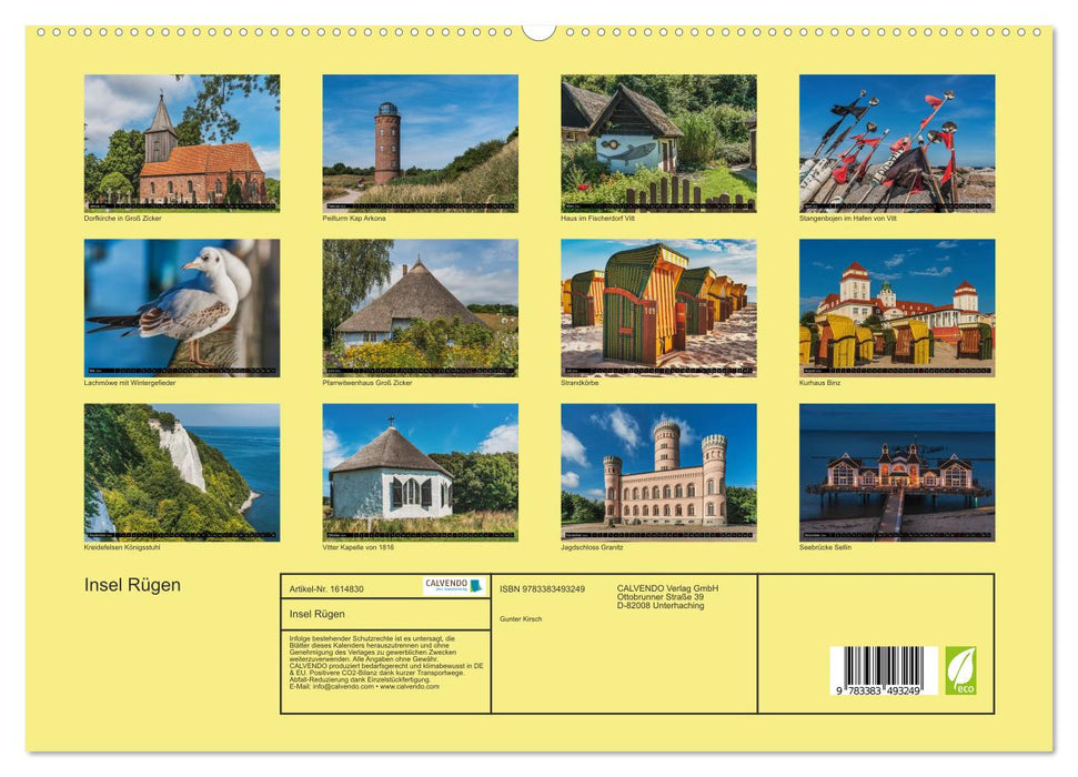 Entdeckungen auf der Insel Rügen (CALVENDO Premium Wandkalender 2024)
