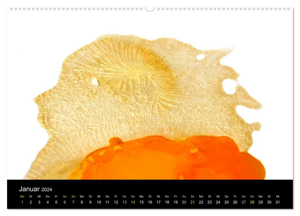 ei.ei.ei – Réflexions photographiques sur l'œuf (Calendrier mural CALVENDO Premium 2024) 