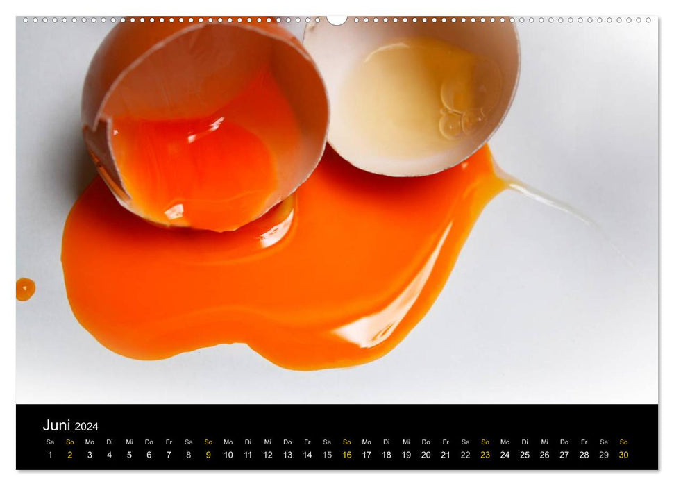 ei.ei.ei – Fotografische Gedanken zum Ei (CALVENDO Premium Wandkalender 2024)
