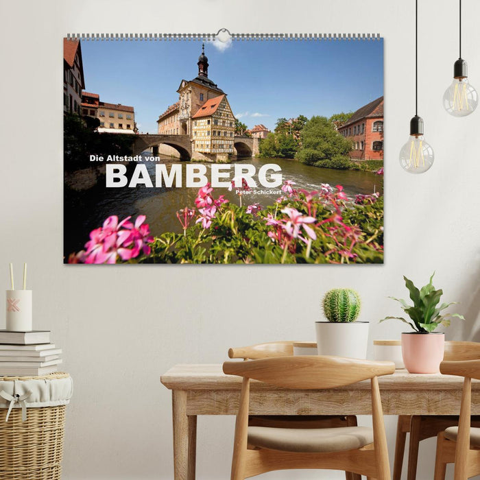 La vieille ville de Bamberg (Calendrier mural CALVENDO 2024) 