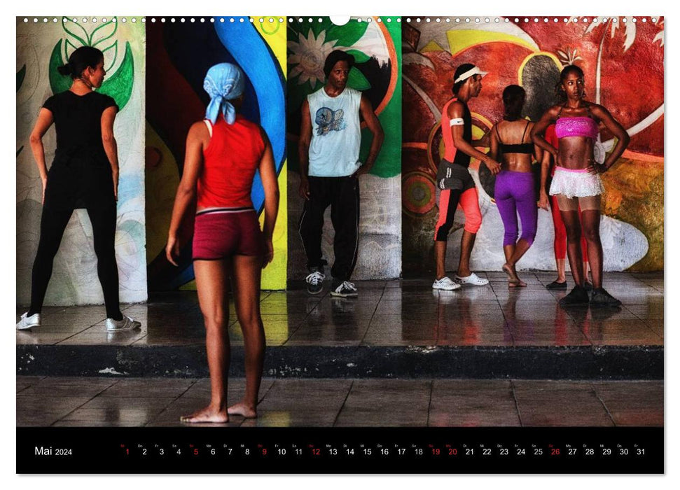 Kuba - die Farben (CALVENDO Premium Wandkalender 2024)