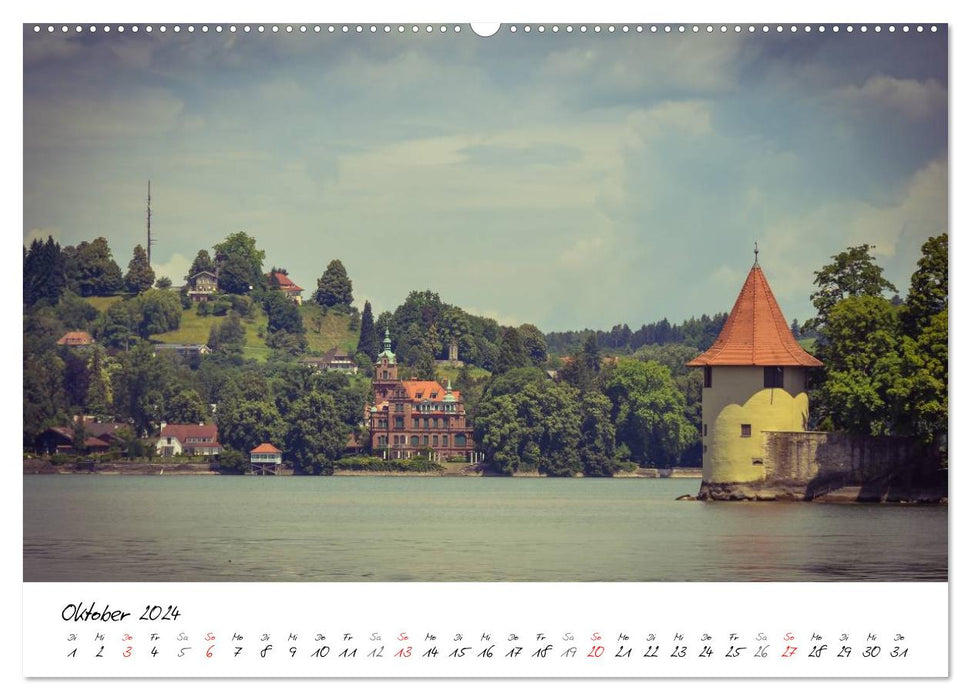 Unterwegs am Bodensee (CALVENDO Premium Wandkalender 2024)