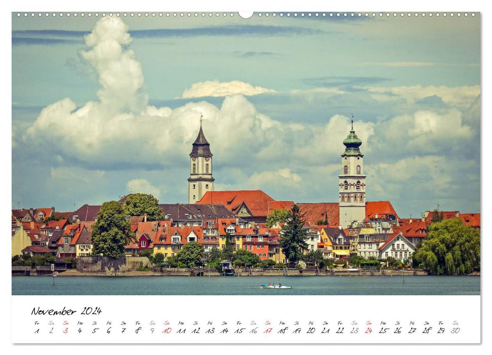 Unterwegs am Bodensee (CALVENDO Premium Wandkalender 2024)