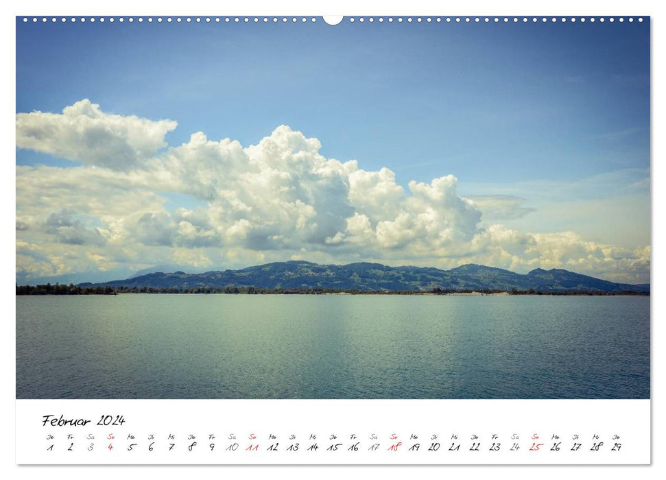 Unterwegs am Bodensee (CALVENDO Premium Wandkalender 2024)