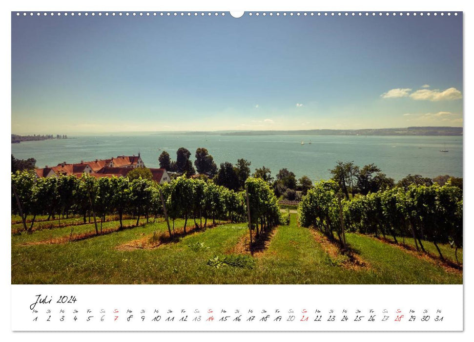 Unterwegs am Bodensee (CALVENDO Premium Wandkalender 2024)