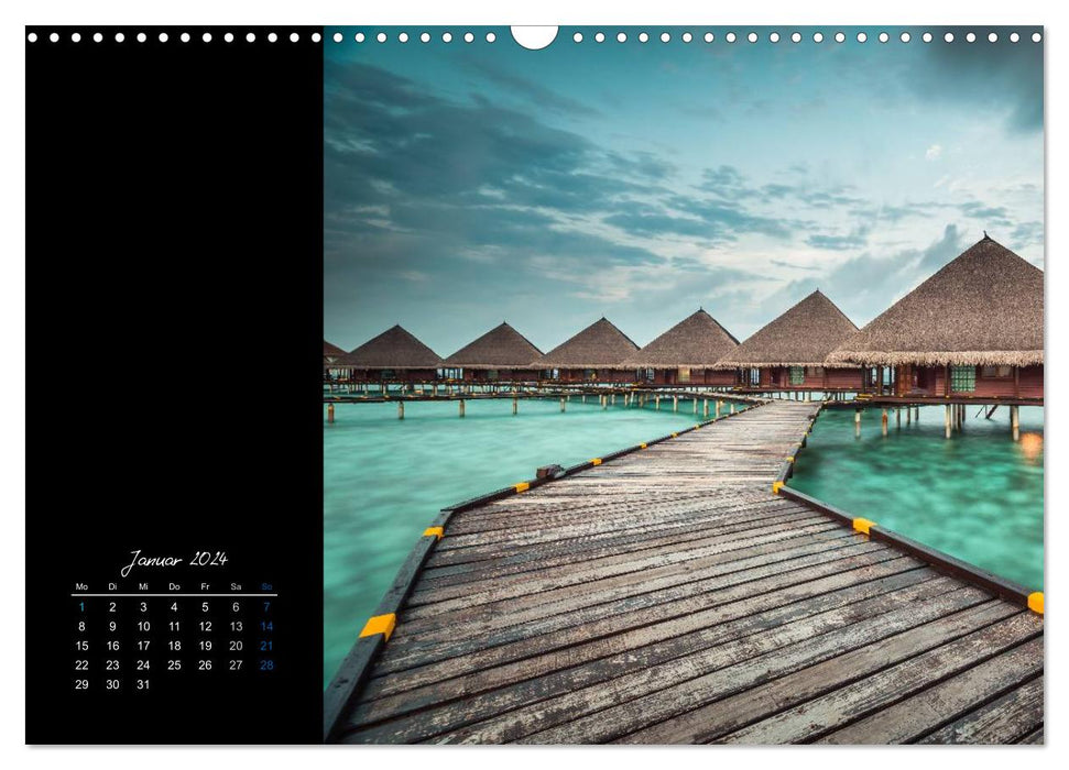 Maldives - so close to heaven (CALVENDO wall calendar 2024) 