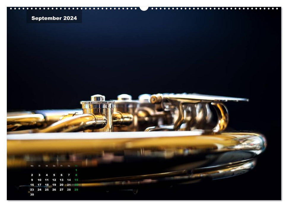 Das Horn, ein herrliches Instrument (CALVENDO Premium Wandkalender 2024)