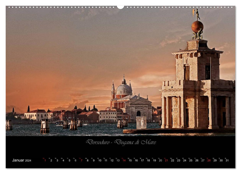 Venedig – La Serenissima (CALVENDO Premium Wandkalender 2024)