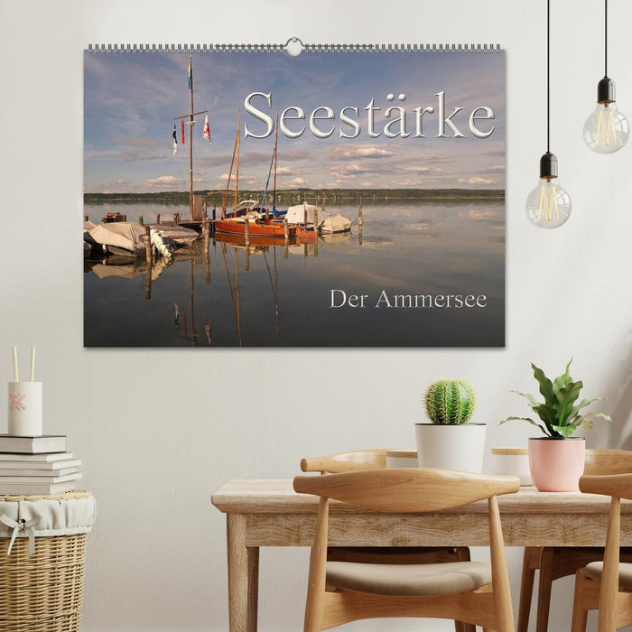 Sea strength - The Ammersee (CALVENDO wall calendar 2024) 