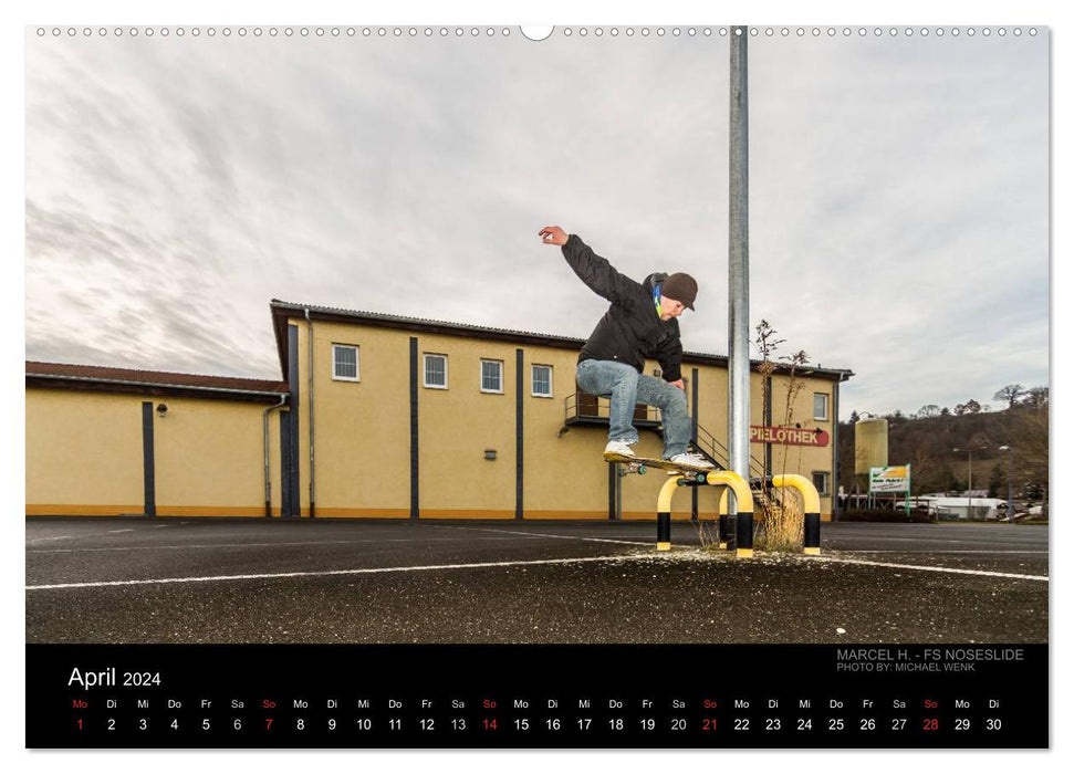 it's SKATEBOARDING (CALVENDO wall calendar 2024) 