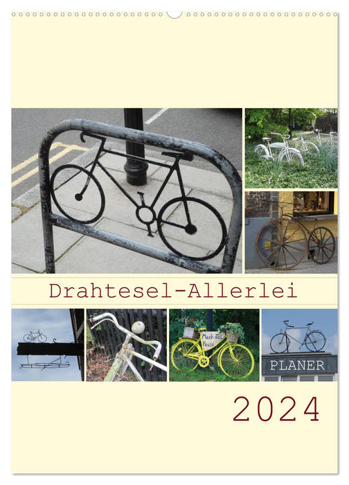 Drahtesel-Allerlei / Planer (CALVENDO Wandkalender 2024)