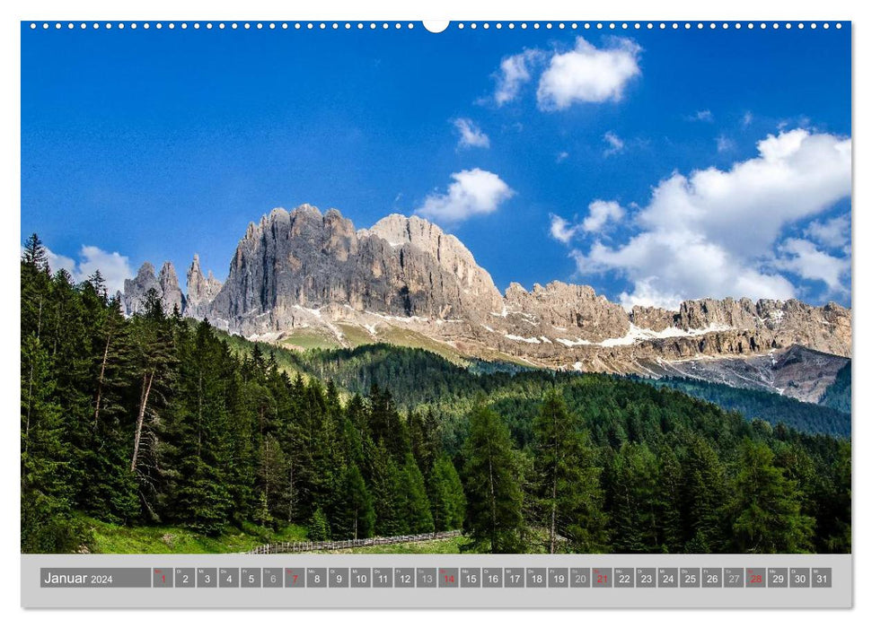 Dolomiten - dem Himmel ein Stück näher (CALVENDO Premium Wandkalender 2024)