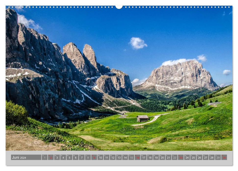 Dolomiten - dem Himmel ein Stück näher (CALVENDO Premium Wandkalender 2024)