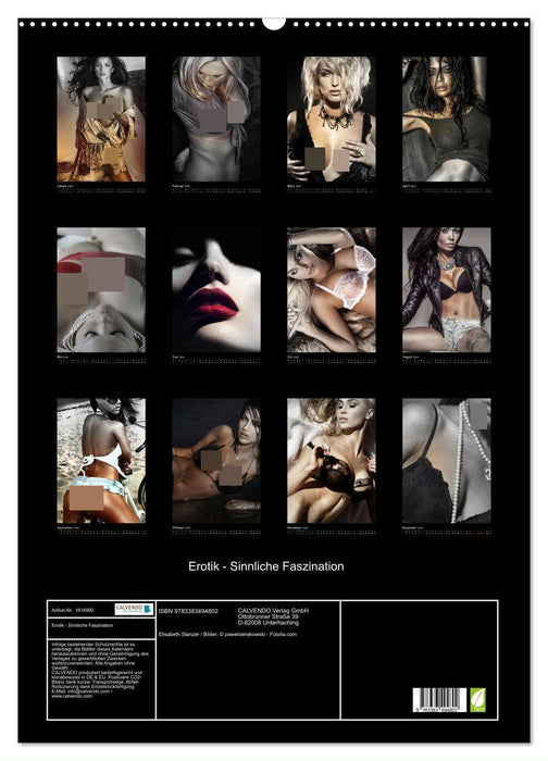 Erotik - Sinnliche Faszination (CALVENDO Wandkalender 2024)