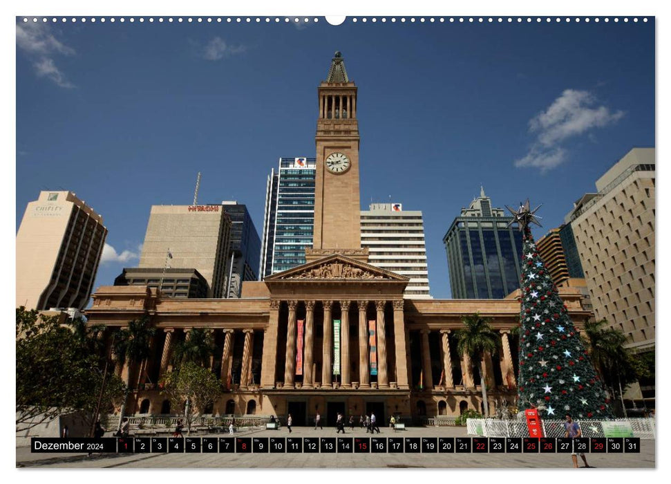 Brisbane (CALVENDO Premium Wandkalender 2024)
