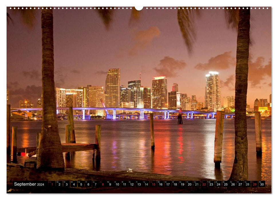 Skylines worldwide (CALVENDO Premium Wall Calendar 2024) 
