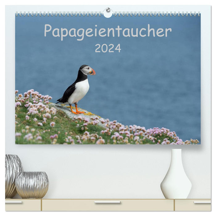 Papageientaucher 2024 (CALVENDO Premium Wandkalender 2024)