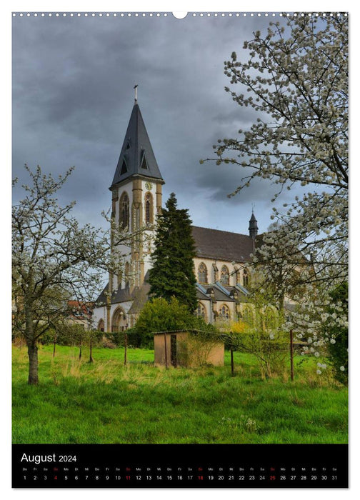 Sa(ar)cral architecture - church architecture in Saarland (CALVENDO Premium Wall Calendar 2024) 