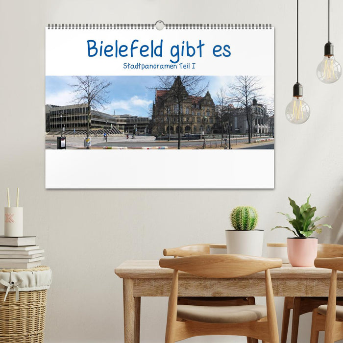 Bielefeld exists! City panoramas (CALVENDO wall calendar 2024) 