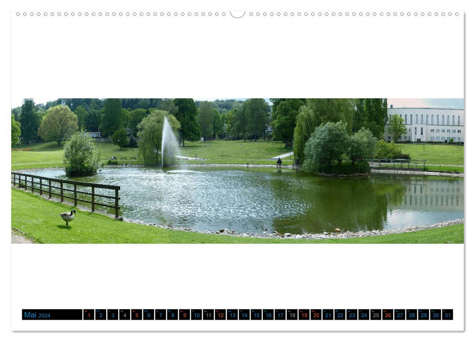 Bielefeld exists! City panoramas (CALVENDO wall calendar 2024) 