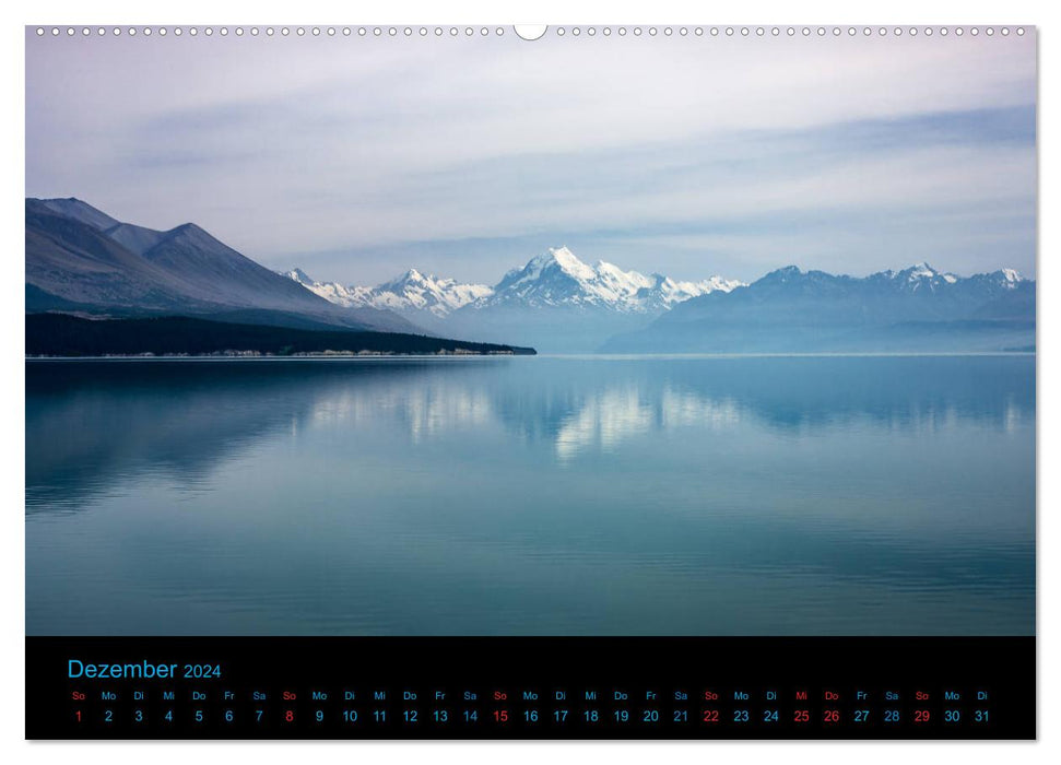 New Zealand 2024 - Pictures of a cycling trip (CALVENDO wall calendar 2024) 