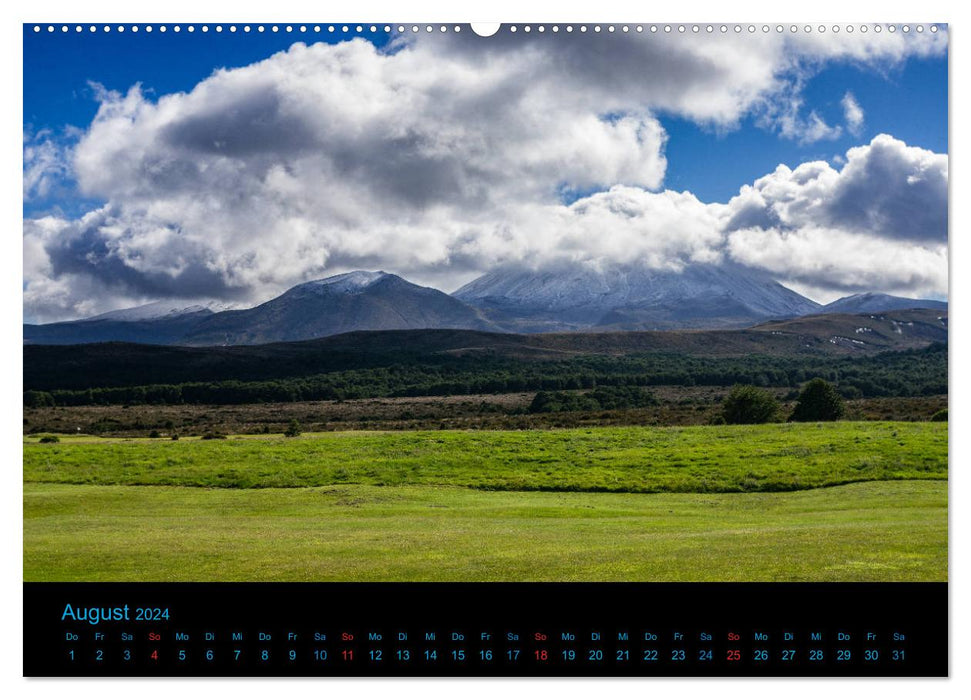 New Zealand 2024 - Pictures of a cycling trip (CALVENDO wall calendar 2024) 