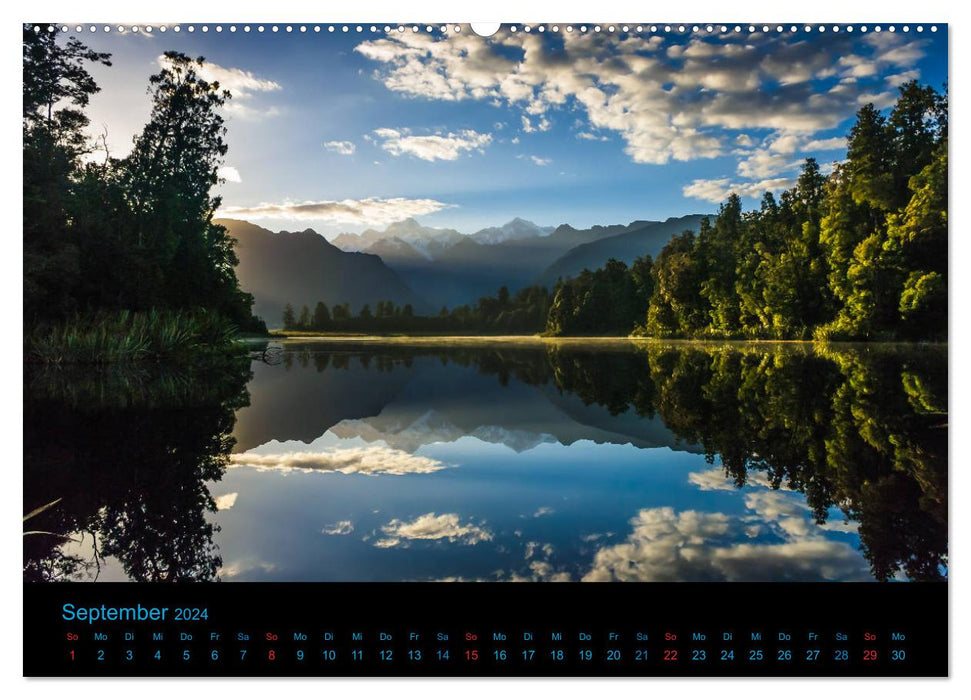 New Zealand 2024 - Pictures of a cycling trip (CALVENDO wall calendar 2024) 