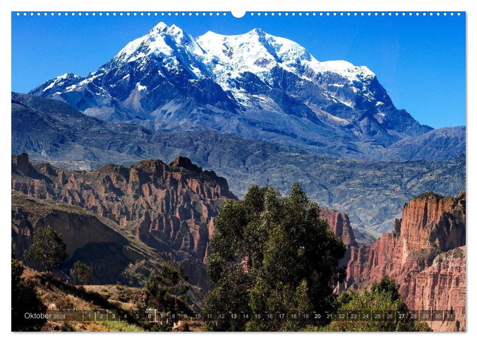 Peru &amp; Bolivia - The Landscape (CALVENDO Premium Wall Calendar 2024) 