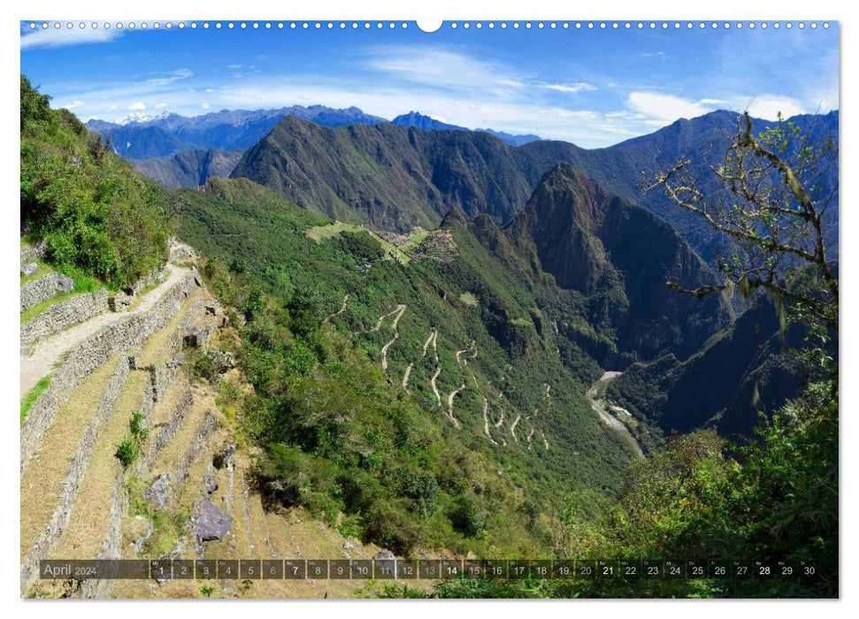 Peru &amp; Bolivia - The Landscape (CALVENDO Premium Wall Calendar 2024) 