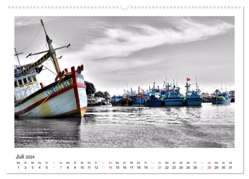 Vietnam - Avec des yeux différents (Calvendo Premium Wall Calendar 2024) 