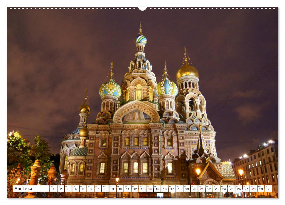 Saint Petersburg (CALVENDO Premium Wall Calendar 2024) 