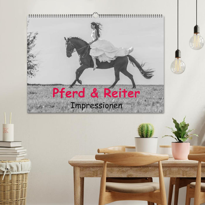 Pferd & Reiter - Impressionen (CALVENDO Wandkalender 2024)