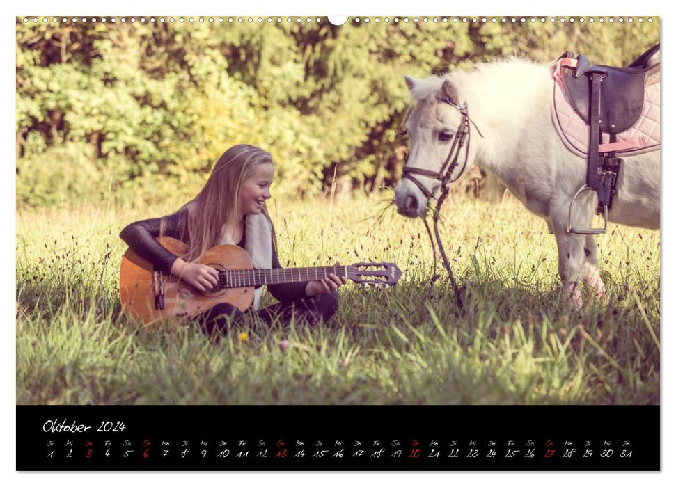 Cheval &amp; Cavalier - Impressions (Calendrier mural CALVENDO 2024) 