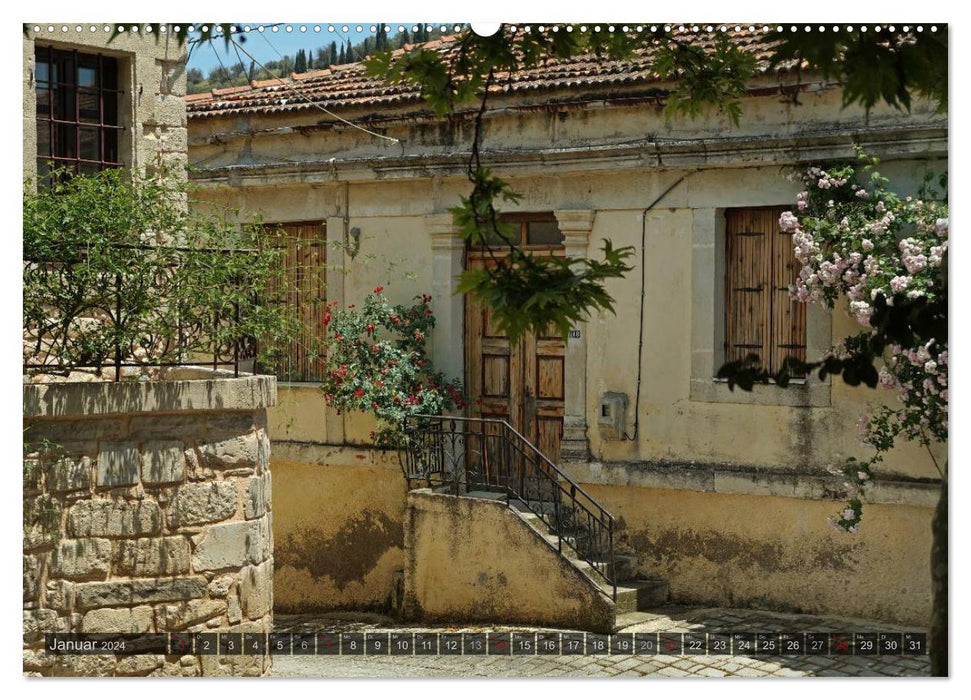 L'arrière-cour de Crète (Calendrier mural CALVENDO 2024) 