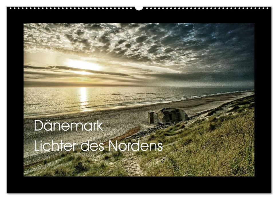 Danemark - Lumières du Nord (Calendrier mural CALVENDO 2024) 