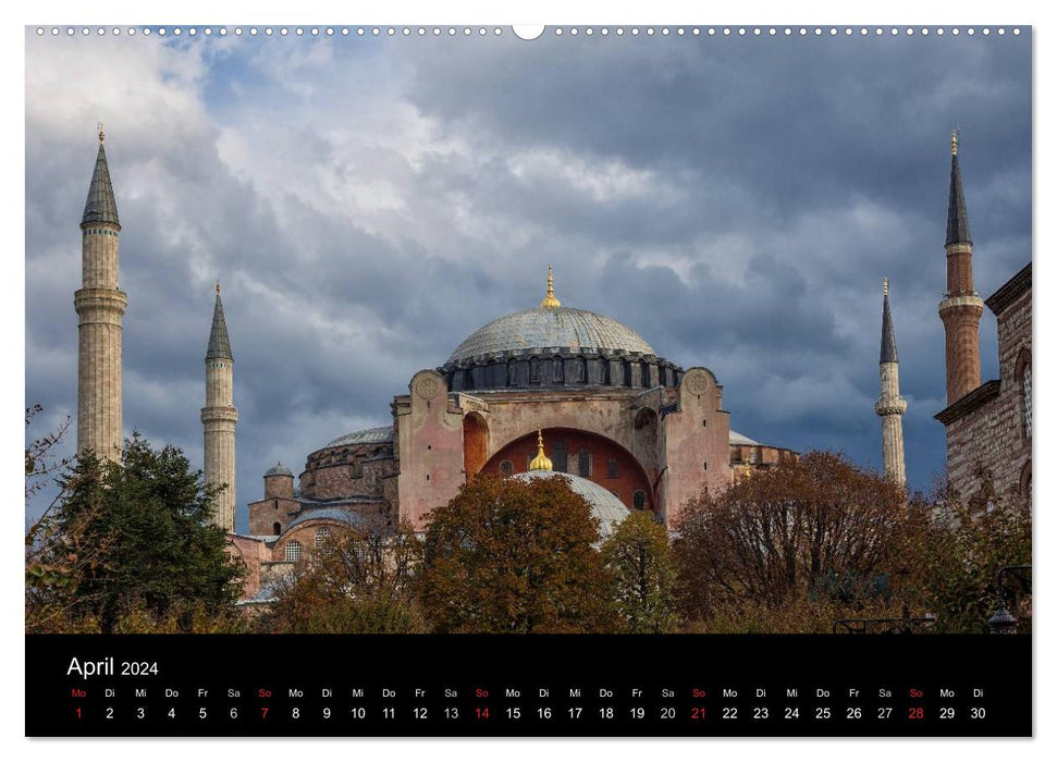 En déplacement à Istanbul (Calvendo Premium Wall Calendar 2024) 