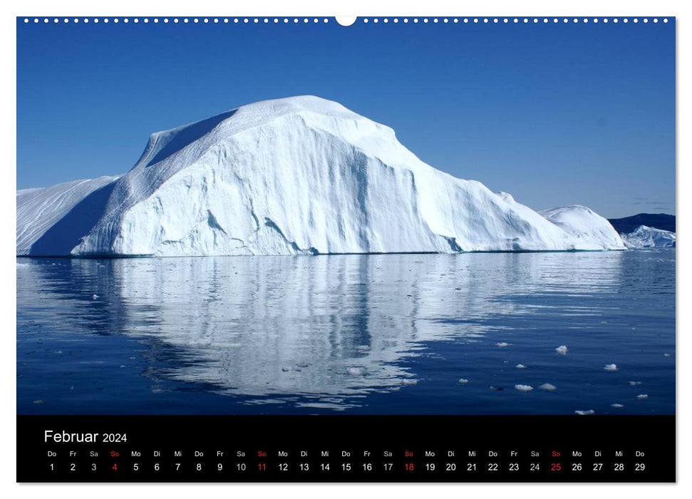 Les icebergs à leur plus beau 2024 (Calendrier mural CALVENDO Premium 2024) 