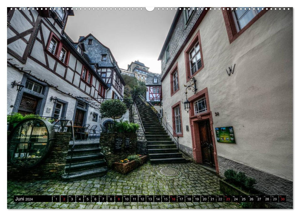 Mosel Impressionen Mystische Burgen und magische Orte (CALVENDO Premium Wandkalender 2024)