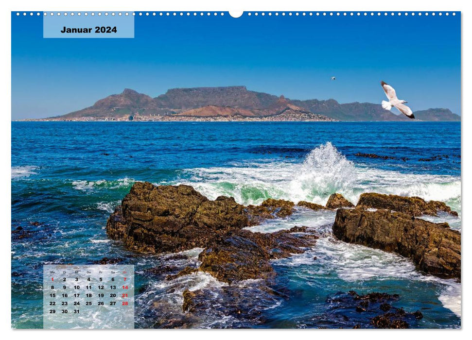 Afrique du Sud – Cape Town et Western Cape (calendrier mural CALVENDO 2024) 