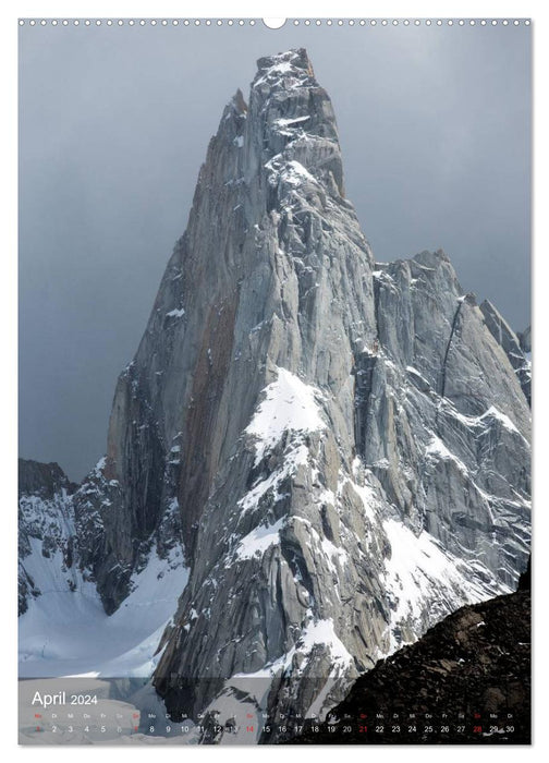 Majestic Mountains Cerro Fitzroy Patagonia (CALVENDO Premium Wall Calendar 2024) 