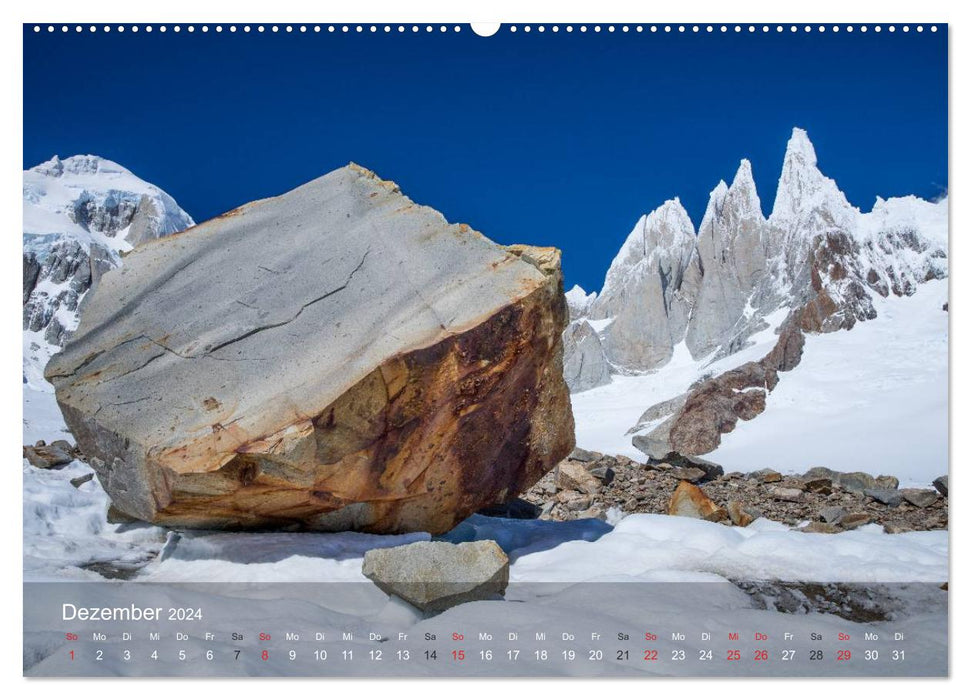 Majestic Mountains Cerro Torre Patagonia (CALVENDO Premium Wall Calendar 2024) 