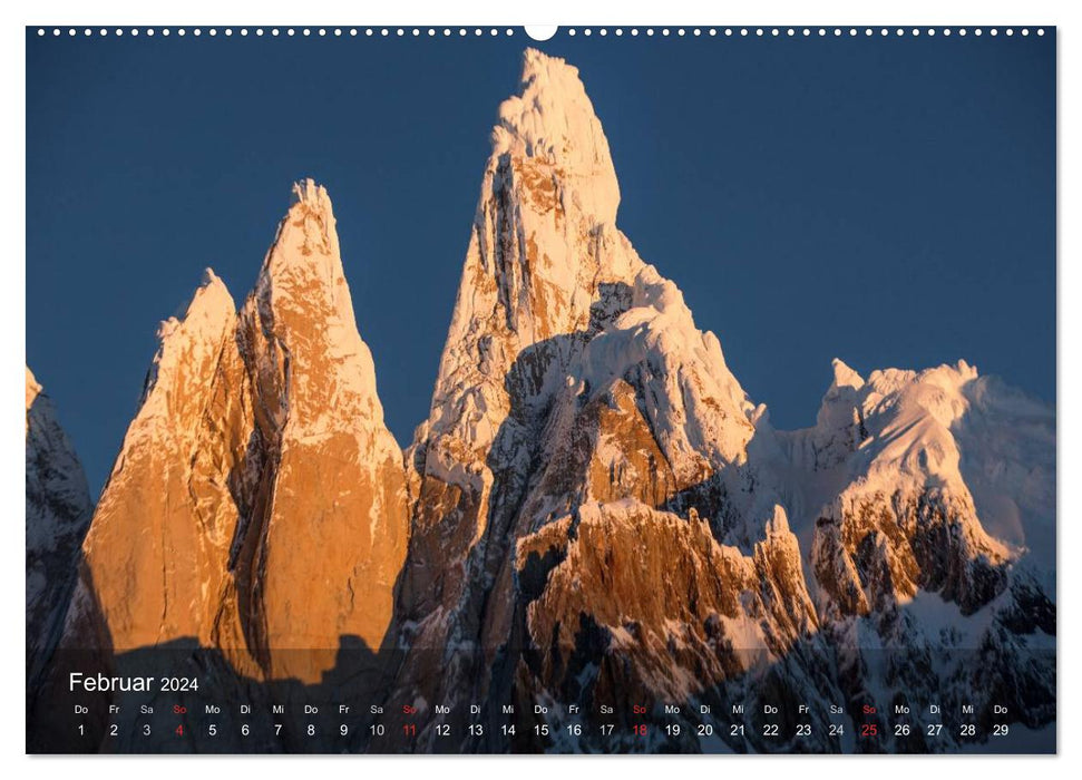 Majestätische Berge Cerro Torre Patagonien (CALVENDO Premium Wandkalender 2024)