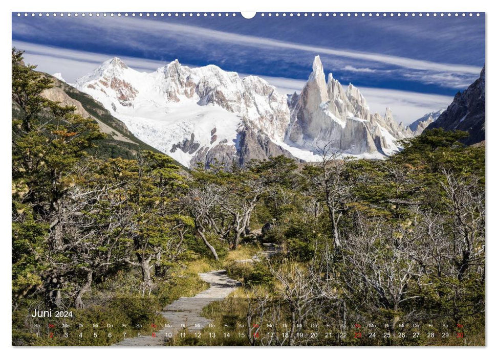 Majestätische Berge Cerro Torre Patagonien (CALVENDO Premium Wandkalender 2024)