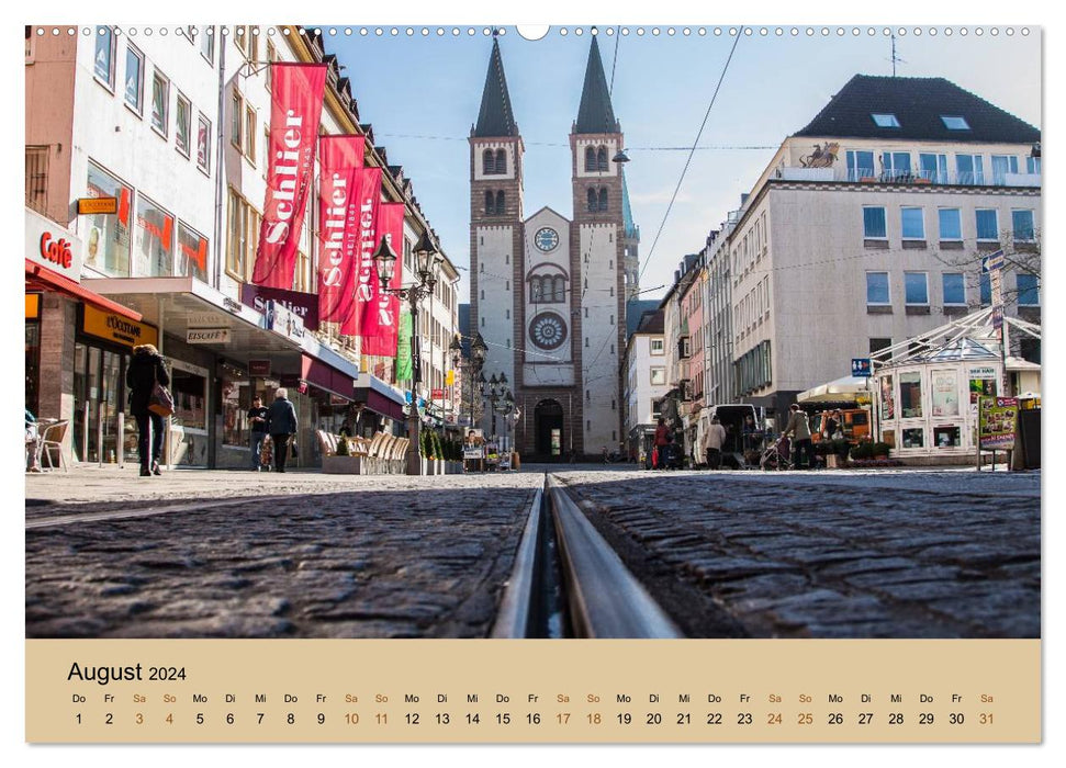 Würzburg - Besuchen - Erleben - Genießen (CALVENDO Premium Wandkalender 2024)